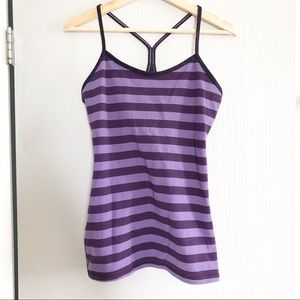 lululemon - power Y tank - purple - 8